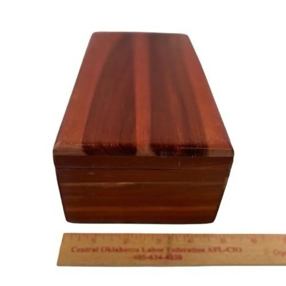 Vintage Lane Cedar Mini Hope Chest Trinket Jewelry Storage Box Ft Smith Arkansas